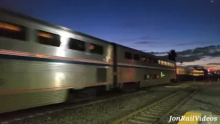 3/4/22 Pre: Amtrak Sunset Limited 1 passes El Monte, CA with 3 PVs