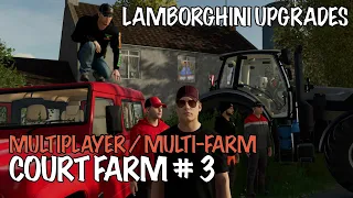 Lamborghini Upgrade | Court Farm Multi-Farm Multiplayer Farming Simulator 22 (FS22) Timelapse Ep 3