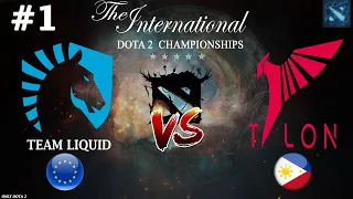 ЛИКВИД ПРОТИВ ТАЛОН! | Liquid vs Talon #1 (BO3) The International 2023