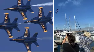 'Spectacular': Blue Angels impress thousands over SF waterfront, despite hot flying weather