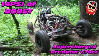 Supercharged Predator 670cc Buggy Woods Rip ~ Blown 670cc