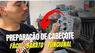 APRENDA PREPARAR CABEÇOTE DE FORMA SIMPLES BARATA E FUNCIONAL