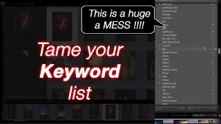Taming your Lightroom Keyword list Part 1