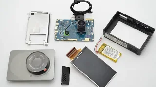Разбор видеорегистратора Xiaomi YI Smart Dash Camera. How to disassemble