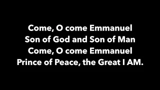 Come O Come Emmanuel sing along video