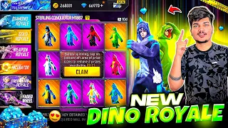 Free Fire I Got All Old To New Dino 😍In Dino Royale In 75 Diamonds💎 -Garena Free Fire