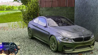 Rebuilding A BMW M4 GTS in Forza Horizon 4 (Steering Wheel ) Gameplay.