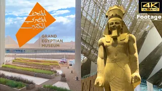 Grand Egyptian Museum 4K | جوله في المتحف المصري الكبير