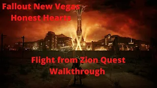 Fallout New Vegas Honest Hearts Flight from Zion Quest Walkthrough