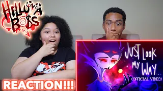 HELLUVA BOSS - "JUST LOOK MY WAY" (OFFICIAL VIDEO) | REACTION!!!