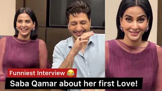 Saba Qamar’s funniest interview along with Syed Jibran for film Ghabrana Nahi Hai