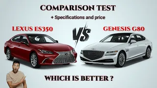 2023 Lexus ES350 vs 2023 Genesis G80