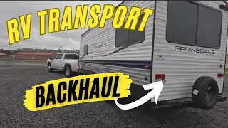 RV Transport Backhaul: My First Experience Revealed