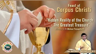 "Hidden Reality of the Church - The Greatest Treasure" | Homily by Fr Michael Payyapilly VC | DRCC