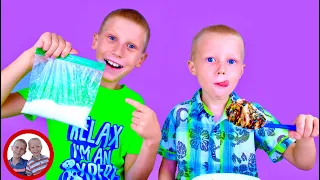 Homemade Ice Cream in a bag| Kids easy DIY Science Experiment To Do At Home With Mike And Jake| STEM