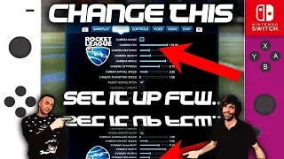 CHANGE THESE SETTINGS - Rocket League Best Switch Setup Guide FTW
