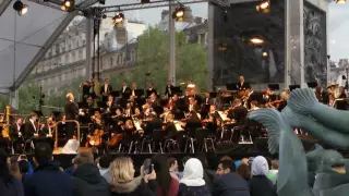 Valery Gergiev and LSO. Tchaikovsky's '1812' Overture  (finale). Trafalgar Square, May 2016