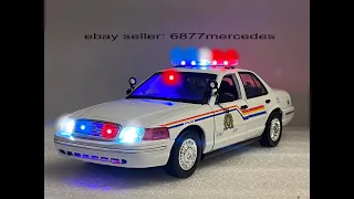 RCMP Ford Crown Victoria Police Interceptor Royal Canadian Mounted Police 1/18 Diecast Motormax