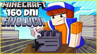 160 DNI EWOLUCJI - SILNIK WĘGLOWY! 3 ERA - Minecraft