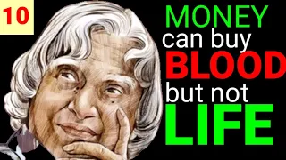 MONEY Can buy BLOOD but not LIFE | APJ Abdul Kalam Inspirational Quotes | Inspa Factory