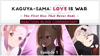 Baby Brain Kaguya - Kaguya-sama: Love is War -The First Kiss That Never Ends- MOVIE EP 1 REACTION!