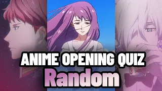 ANIME OPENING QUIZ 🎲 Random shows #4 | It's no Tokyo Crystal Mew, but it'll do