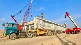 Extreme Dangerous Heaviest Load Pulled by Truck | biggest heavy equipment in the world