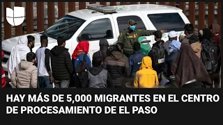 Más de 1,500 migrantes cruzan el Río Bravo para entregarse a la Patrulla Fronteriza en El Paso