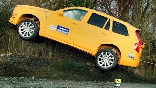 2015 Volvo XC90 run-off crash test