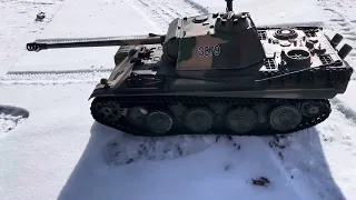 RC-Tank-Heng Long Panther Road/Snow Test
