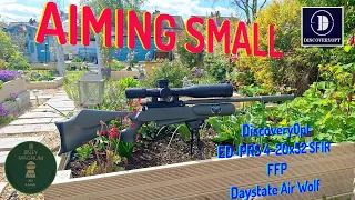 Aiming Small with the DiscoveryOpt ED-PRS 4-20x52 FFP Scope & Daystate Air Wolf