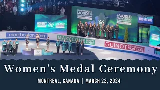 World Figure Skating Championship Women's Medal Ceremony - Montreal 2024