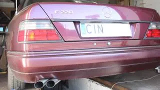 mercedes e220 custom exhaust inochi motorsport