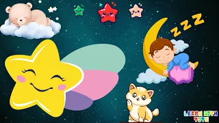 Calming Lullaby: Twinkle Star Baby Sleep Time - Relaxing Nursery Rhyme with Shapes and Fruits