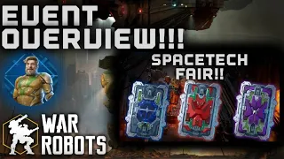 NEW SPACETECH FAIR EVENT IS HERE! NEW RAPTOR ROBOT! HOW GOOD IS IT? (War Robots)