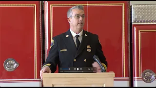 Fire Chief Matthew Hallock Swearing-In Ceremony