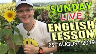 Learn English with Misterduncan LIVE / Sunday 25th August 2019 / what is your favourite gadget?