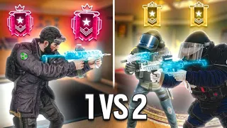 1 Champ Vs 2 Of Each Rank Until He Loses....- Rainbow Six Siege