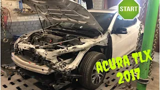 #28 Acura TLX 2017 Ровняем лонжероны