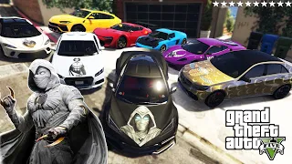 GTA 5 Stealing MOONKNIGHT's Luxury Cars With Franklin | (Real Life Cars #56)