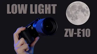 ZV-E10 Low Light - Best Picture Profile
