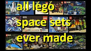 all Lego space sets EVER made 1964 2020