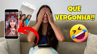 REAGINDO AOS MEUS TIK TOKS ANTIGOS ! - Que vergonha !! - Julia Moraes