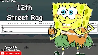 SpongeBob - 12th Street Rag Guitar Tutorial