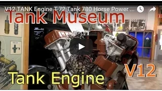 V12 TANK Engine T-72 Tank 780 Horse Power Monster engine