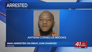 Macon man arrested on multiple gun, drug charges following months-long investigation