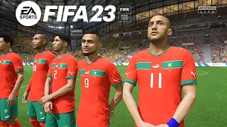 MAROC vs BRÉSIL FIFA 23 PS5 Gameplay 4K HDR