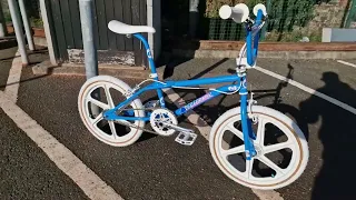 Alans BMX: GT Pro Performer 1987 Custom Old School BMX Bike Blue / White