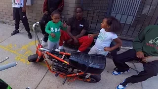 Englewood's Illegal Mini Bike Races! (#HoodEats Eps. 7)