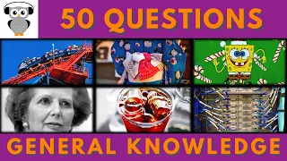 General Knowledge Quiz Trivia #25 | Roller Coaster, Kimono, Spongebob, Thatcher, Iced Tea, LAN